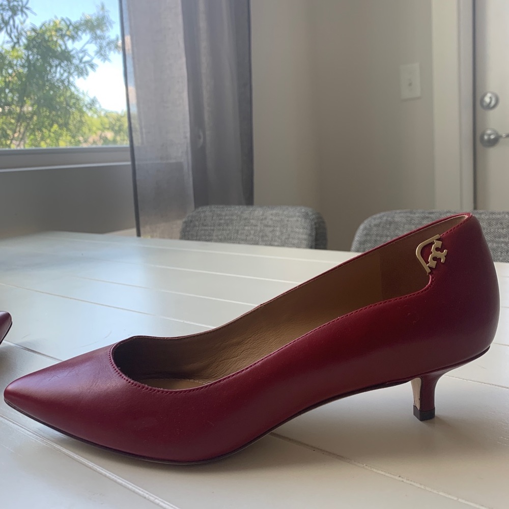 Tory Burch Kitten Heels - Red